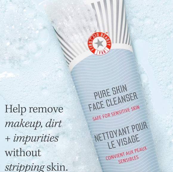First Aid Beauty Pure Skin Face Cleanser, 56.7g/2.0oz - Picture 6 of 7